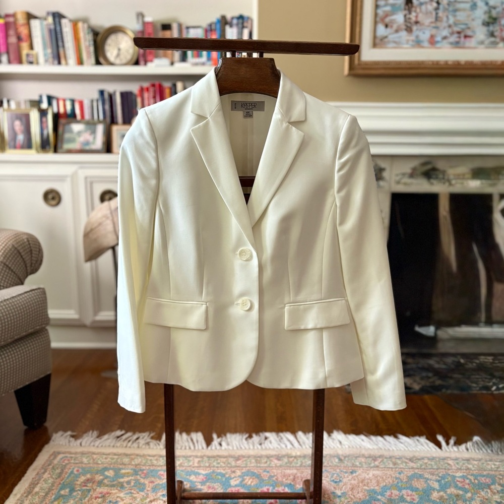 Kasper Ivory Jacket Size 10P